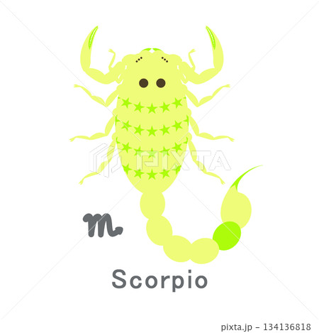 12星座_蠍座_ポップ 12星座_蠍座_ポップ 134136818