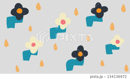 動画配信用の背景73　レトロかわいい蛇口 134136972