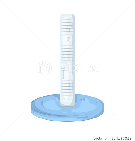 Illustration of pet scratching post 134137018