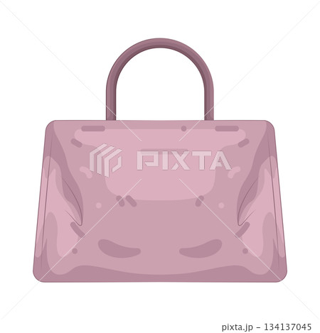 Illustration of handbag  134137045