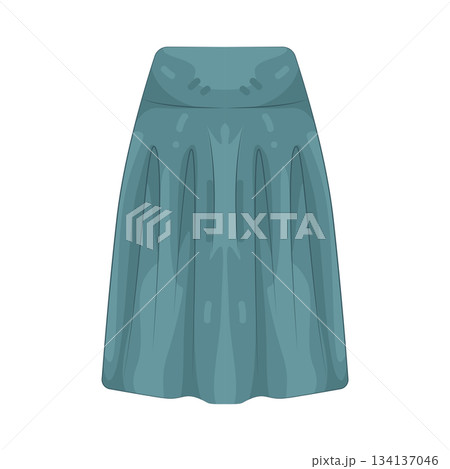 Illustration of skirt 134137046