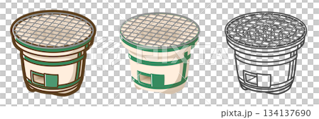 Charcoal grill (with net) Charcoal grill (with net) 134137690