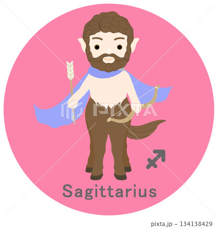 12星座_射手座_ポップ 134138429