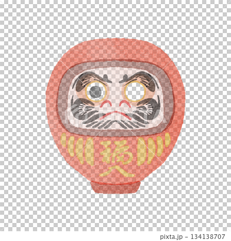 獨眼達摩的插圖 獨眼達摩的插圖 134138707