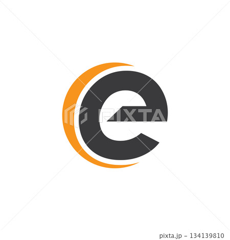 E Letter logo E Letter logo 134139810