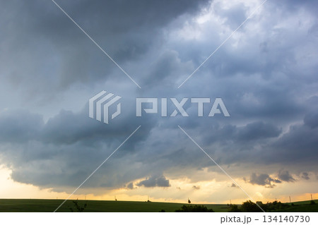 Dramatic sunset and sunrise sky Dramatic sunset and sunrise sky 134140730