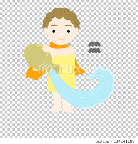 12星座_水瓶座_ポップ 12星座_水瓶座_ポップ 134141199