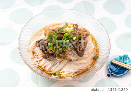 牛しぐれ煮のぶっかけ素麺 134141220
