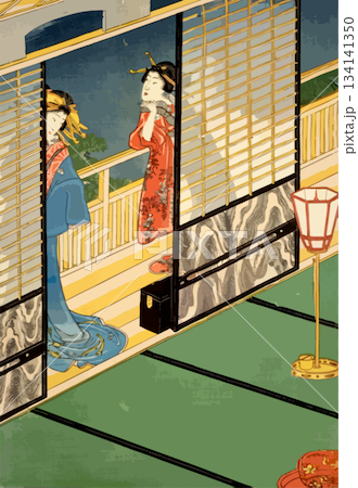 A moment at the red light district before opening 134141350