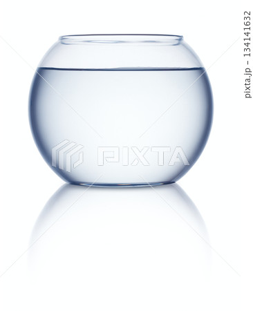 Fish bowl with water 134141632