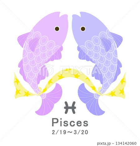 12星座_魚座_ポップ 134142060