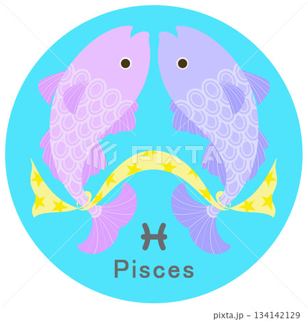 12星座_魚座_ポップ 134142129