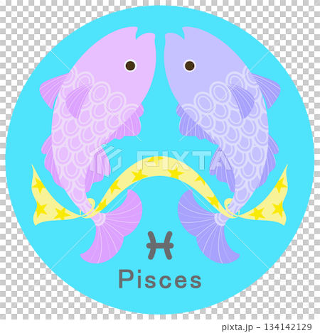 12星座_魚座_ポップ 134142129
