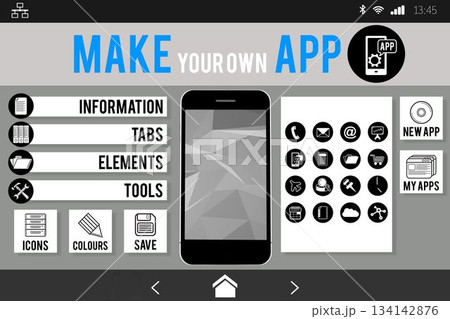 Make your own app smartphone Make your own app smartphone 134142876