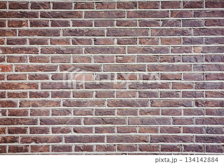 Red brick wall with large copy space 134142884