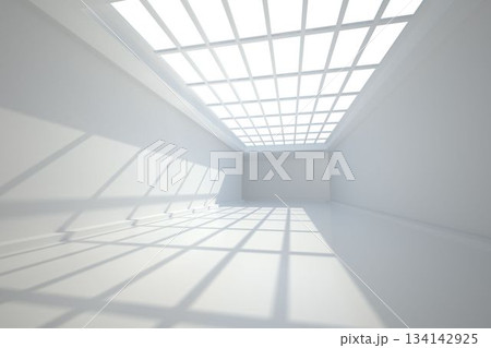 Room with windows at ceiling Room with windows at ceiling 134142925