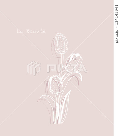 Assorted floral geometric and heart pattern panel designs in soft pastel colors 134143941