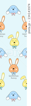 Assorted floral geometric and heart pattern panel designs in soft pastel colors Assorted floral geometric and heart pattern panel designs in soft pastel colors 134143974