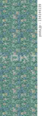 Assorted floral geometric and heart pattern panel designs in soft pastel colors Assorted floral geometric and heart pattern panel designs in soft pastel colors 134144139