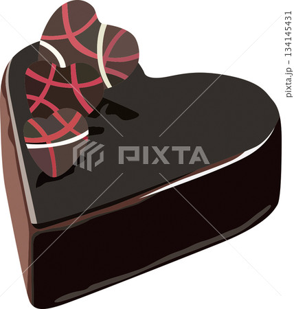 バレンタインチョコレートケーキ バレンタインチョコレートケーキ 134145431