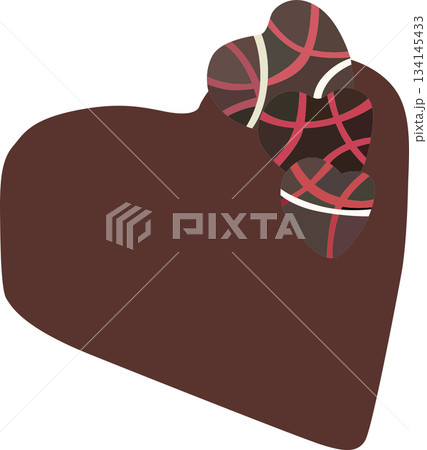 バレンタインチョコレートケーキ 134145433