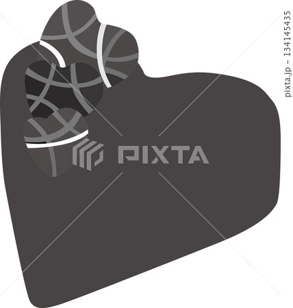 バレンタインチョコレートケーキ 134145435