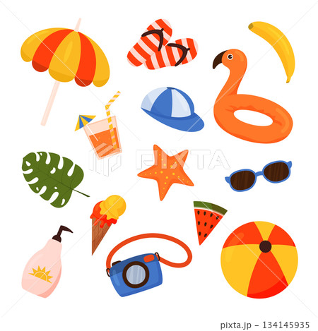 summer vacation clip art 134145935