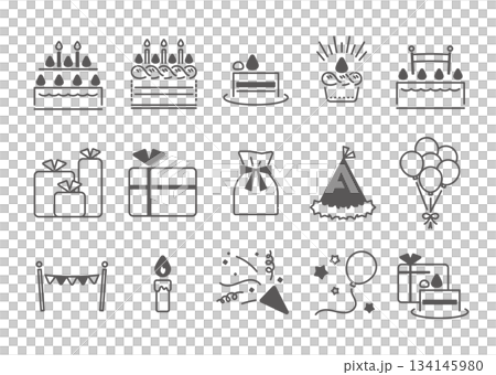 かわいいサーカステント装飾セット 134145980