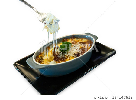 Top view of Lasagna, focus selective Top view of Lasagna, focus selective 134147618