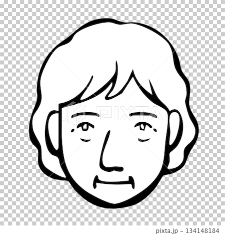 【線画】アイコン_人物・シニア・外国人・国籍 【線画】アイコン_人物・シニア・外国人・国籍 134148184