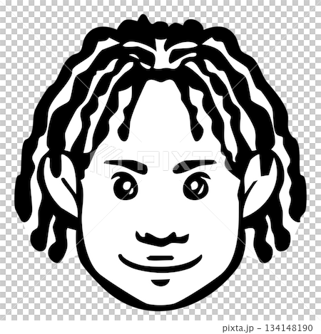 [Line drawing] Icons_People, Women, Foreigners, Nationalities 134148190