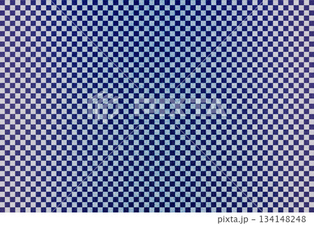 紺色の布生地に白色の市松模様のグラデーションがある背景画像19 134148248