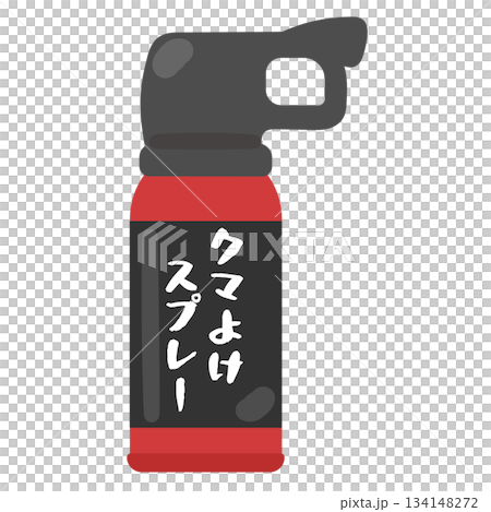 Bear repellent spray illustration 134148272