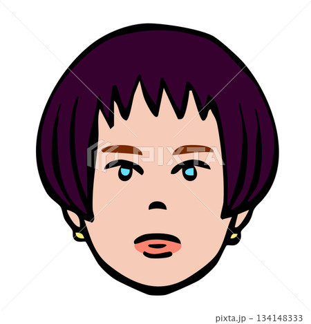 アイコン_人物・女性・外国人・国籍 アイコン_人物・女性・外国人・国籍 134148333