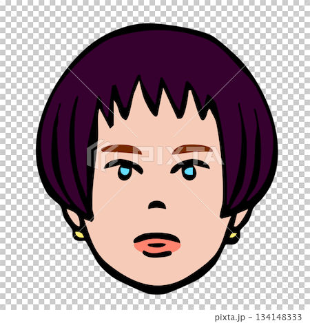 アイコン_人物・女性・外国人・国籍 アイコン_人物・女性・外国人・国籍 134148333