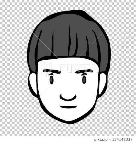 單色圖示_人物、兒童、男孩 134148337