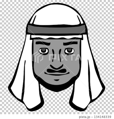 單色圖示_人物，男人，外國人，國籍 134148339