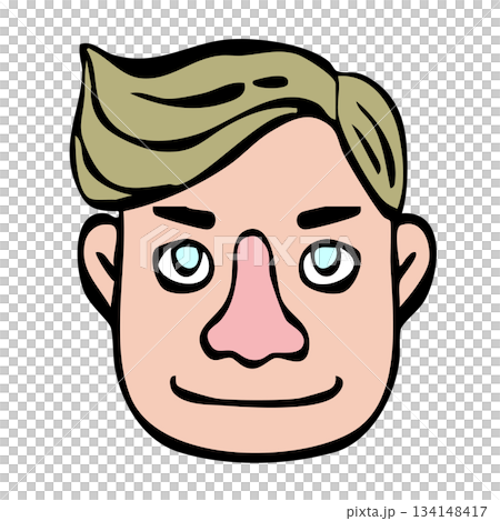 圖標_人物、男性、外國人、國籍 134148417