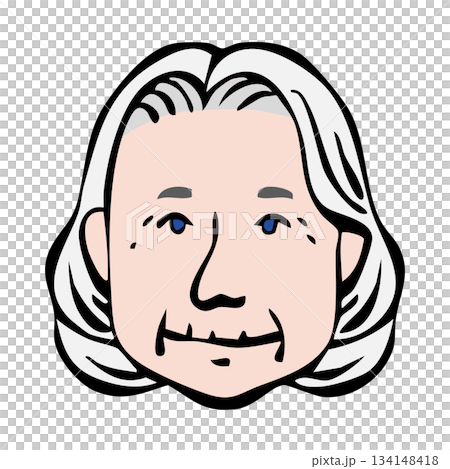 圖標_人物、老年人、外國人、國籍 134148418