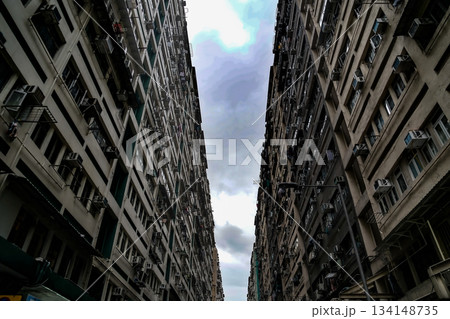 香港の巨大な集合住宅 香港の巨大な集合住宅 134148735