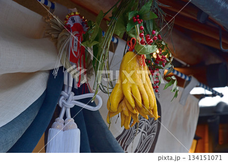 京都の正月飾り、しめ飾り 京都の正月飾り、しめ飾り 134151071