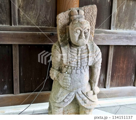 仁王像　下田八幡神社 134151137