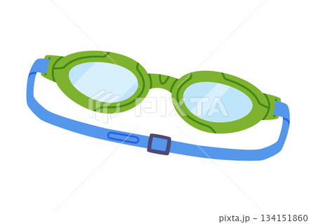 Swimming Mask and Goggles for Diving Underwater Vector Illustration 134151860