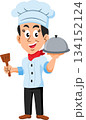 Chef cook women cartoon character, professions, job occupations, and specializations. 134152124
