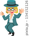 dancer star cartoon character, professions, job occupations, and specializations. 134152126