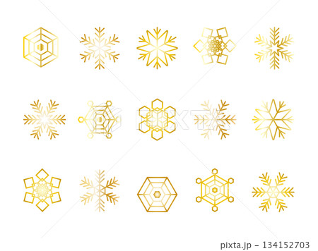 いろいろ雪の結晶セット3 134152703