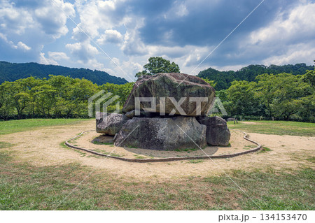 奈良 石舞台古墳 石室天井石 134153470