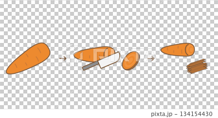 にんじん　千切り 134154430