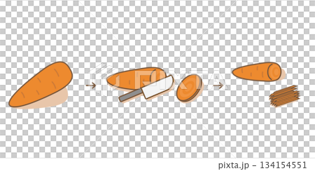 にんじん 千切り にんじん 千切り 134154551