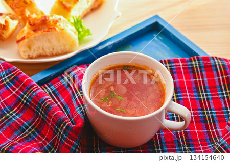 具だくさんのミネストローネ 134154640